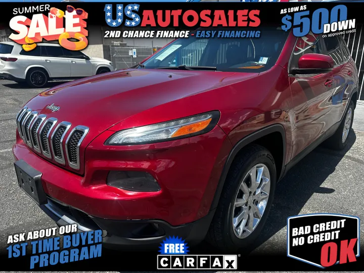 RED, 2014 JEEP CHEROKEE Image 1