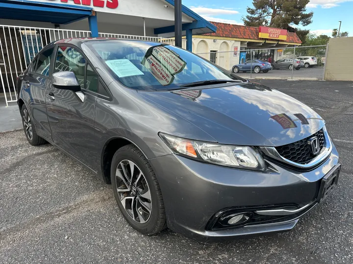 GREY, 2013 HONDA CIVIC Image 3