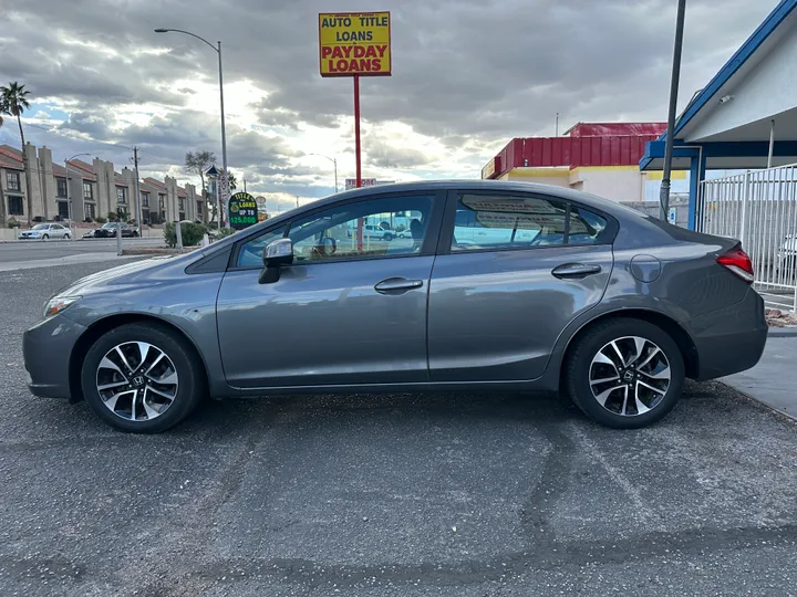 GREY, 2013 HONDA CIVIC Image 4