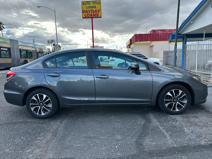 GREY, 2013 HONDA CIVIC Image 8