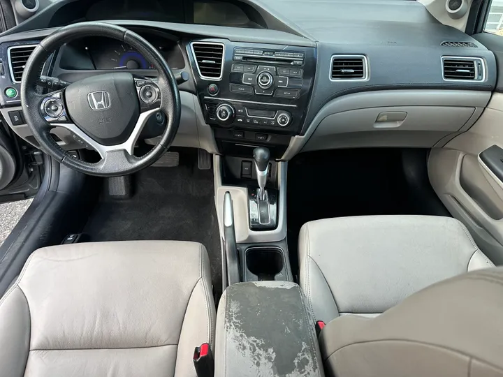 GREY, 2013 HONDA CIVIC Image 11