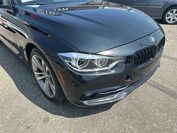 BLACK, 2018 BMW 3 SERIES Image 2