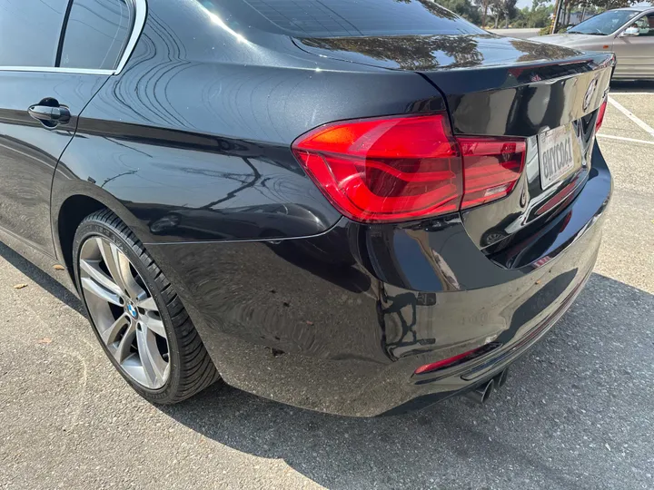 BLACK, 2018 BMW 3 SERIES Image 9