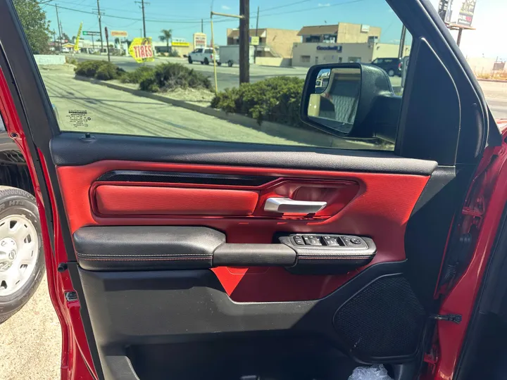 RED, 2019 RAM 1500 CREW CAB Image 22