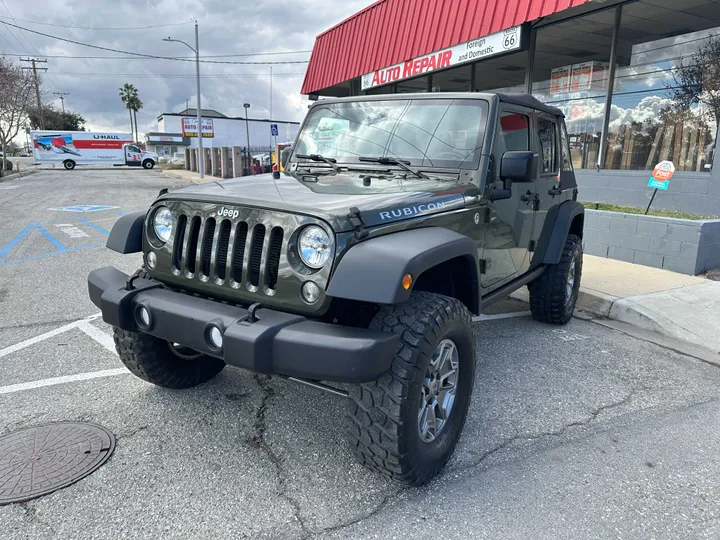 GREEN, 2015 JEEP WRANGLER Image 5