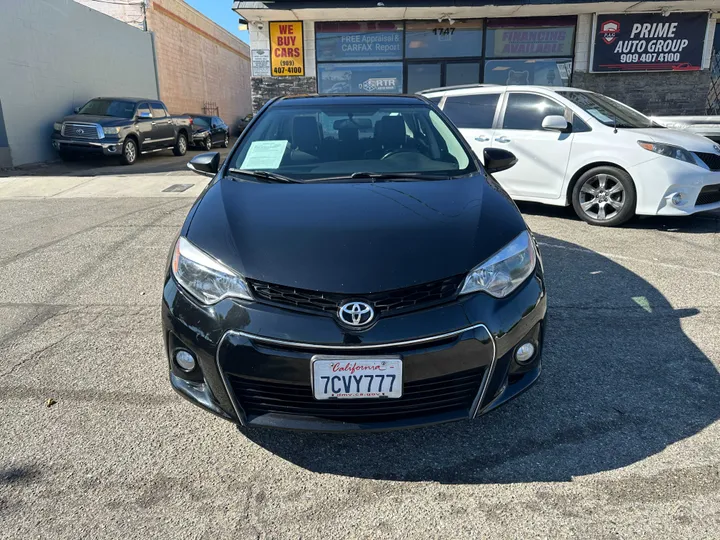 BLACK, 2014 TOYOTA COROLLA Image 3