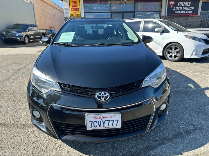 BLACK, 2014 TOYOTA COROLLA Image 4