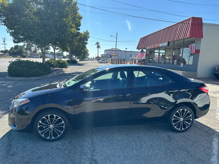 BLACK, 2014 TOYOTA COROLLA Image 7