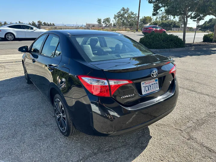 BLACK, 2014 TOYOTA COROLLA Image 8