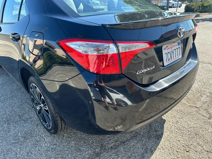 BLACK, 2014 TOYOTA COROLLA Image 9