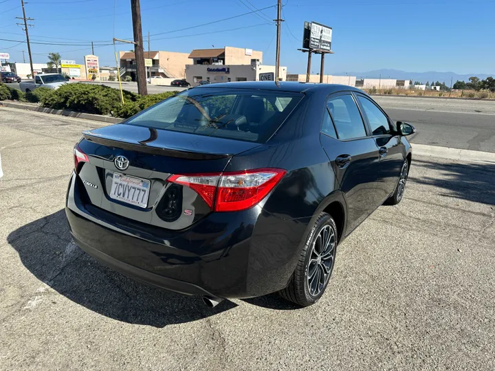 BLACK, 2014 TOYOTA COROLLA Image 12