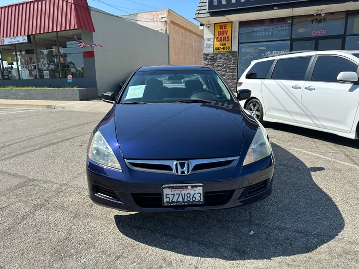 BLUE, 2007 HONDA ACCORD Image 3