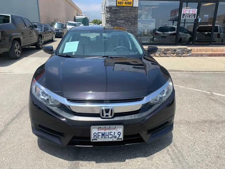 BLACK, 2018 HONDA CIVIC Image 4