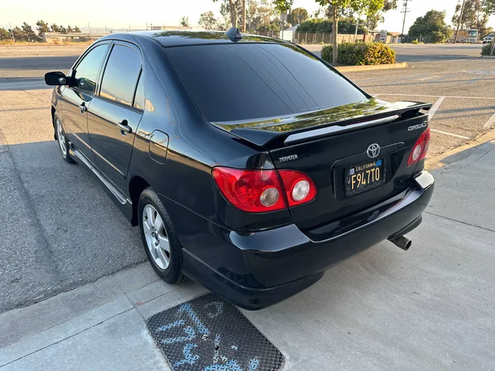 BLACK, 2006 TOYOTA COROLLA Image 8