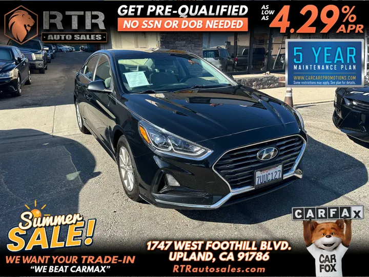 BLACK, 2019 HYUNDAI SONATA Image 1