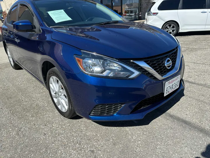 BLUE, 2019 NISSAN SENTRA Image 2