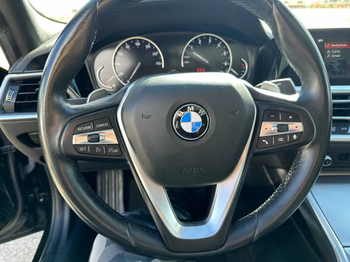 BLACK, 2019 BMW 3 SERIES Image 23