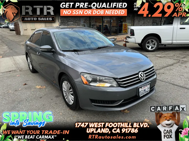 GREY, 2014 VOLKSWAGEN PASSAT Image 1