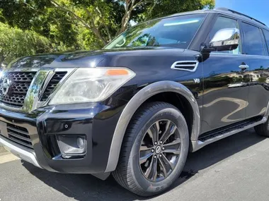 BLACK, 2017 NISSAN ARMADA Image 