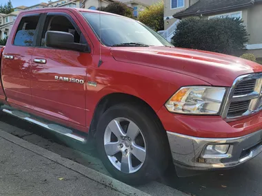 RED, 2012 RAM 1500 QUAD CAB Image 