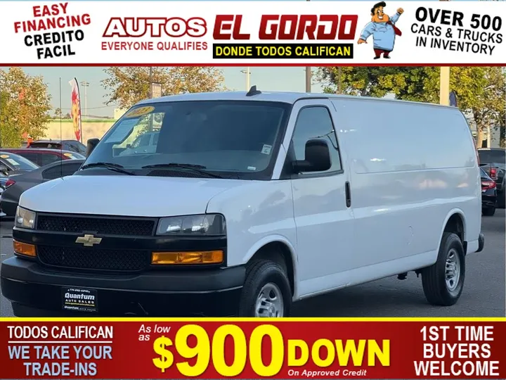 WHITE, 2023 CHEVROLET EXPRESS 2500 CARGO Image 1