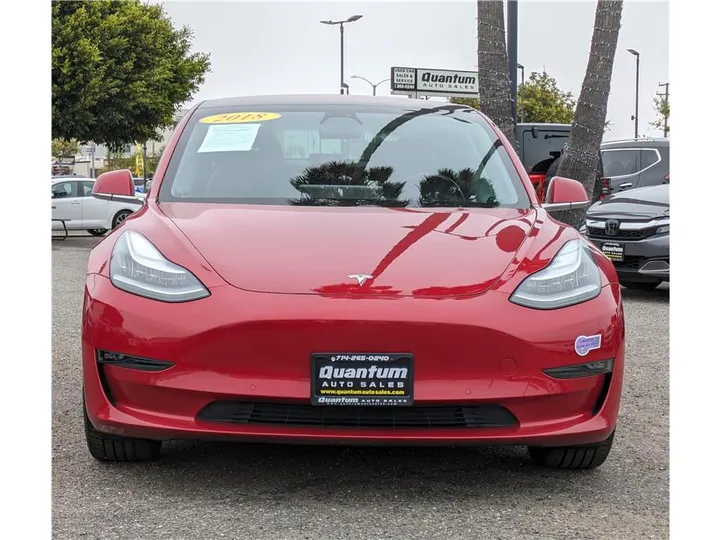 RED, 2018 TESLA MODEL 3 Image 8