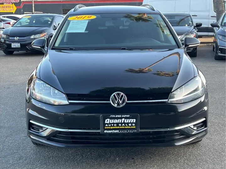 BLACK, 2019 VOLKSWAGEN GOLF SPORTWAGEN Image 8