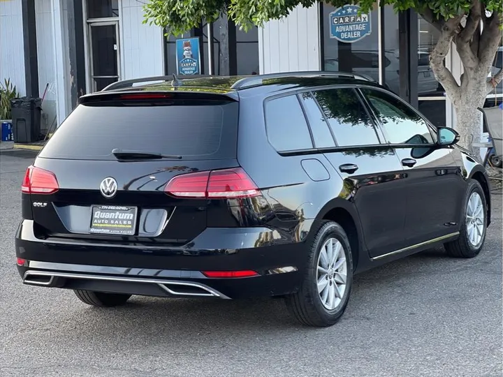 BLACK, 2019 VOLKSWAGEN GOLF SPORTWAGEN Image 5