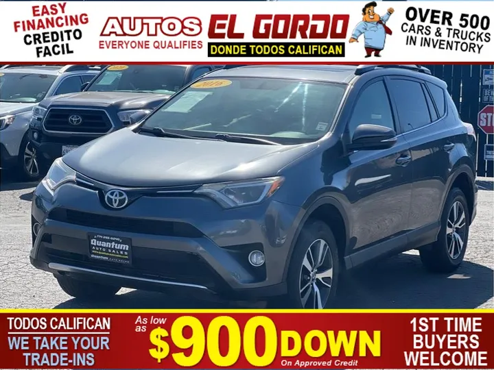 GRAY, 2016 TOYOTA RAV4 Image 1