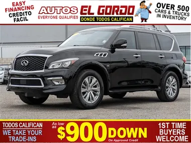 BLACK, 2017 INFINITI QX80 Image 