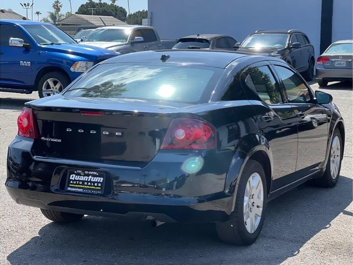 BLACK, 2012 DODGE AVENGER Image 5