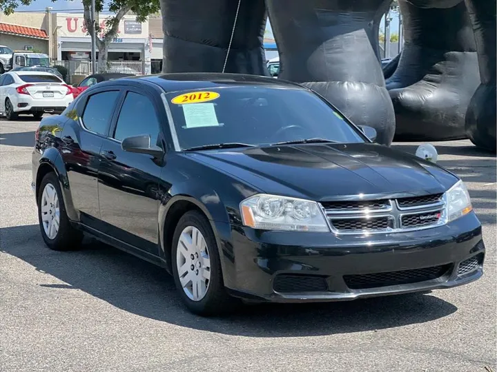 BLACK, 2012 DODGE AVENGER Image 7