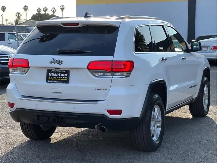 WHITE, 2017 JEEP GRAND CHEROKEE Image 5