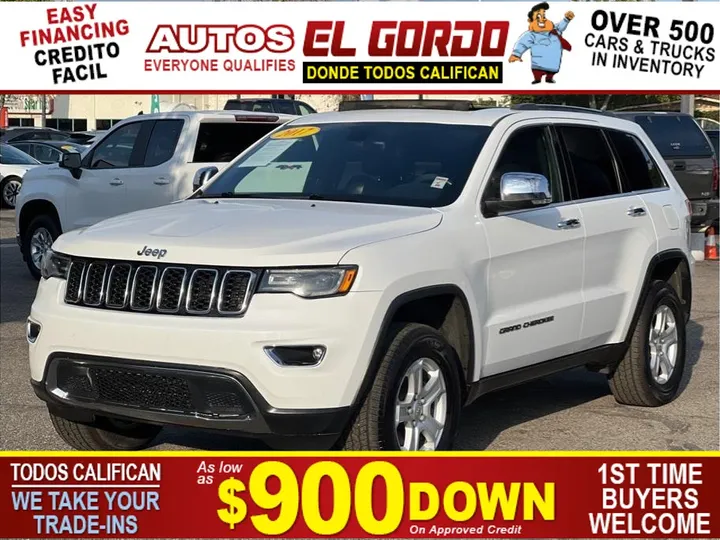 WHITE, 2017 JEEP GRAND CHEROKEE Image 1