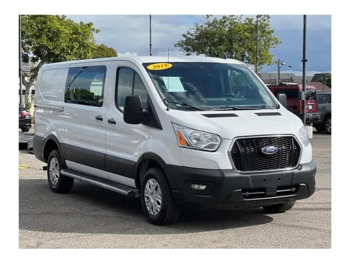 WHITE, 2021 FORD TRANSIT 250 CARGO VAN Image 7