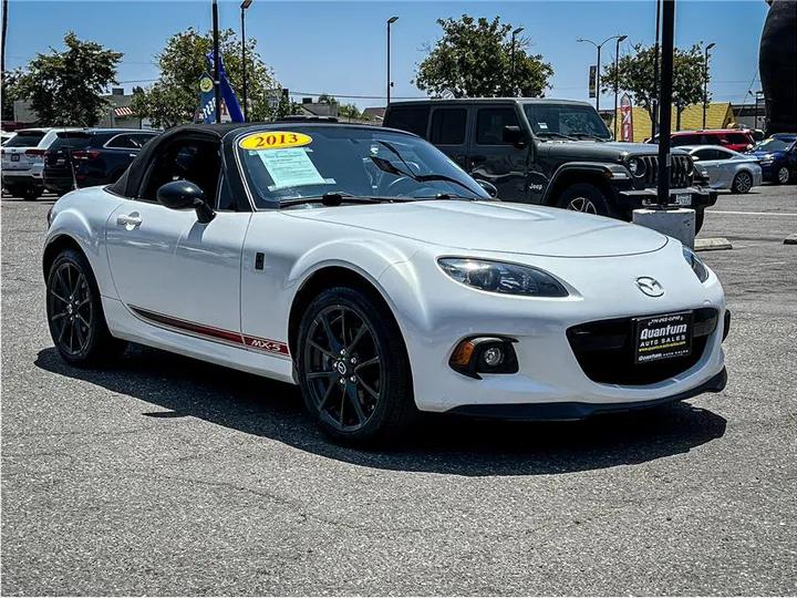 WHITE, 2013 MAZDA MX-5 MIATA Image 7