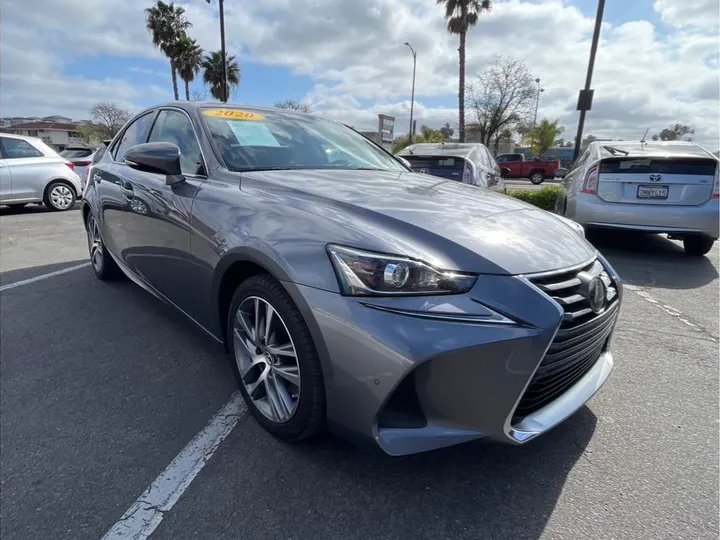 GRAY, 2020 LEXUS IS Image 3