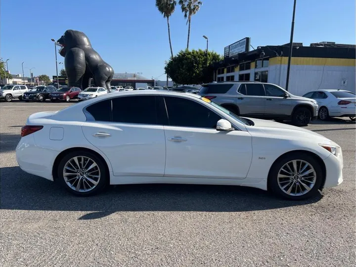 WHITE, 2018 INFINITI Q50 Image 6