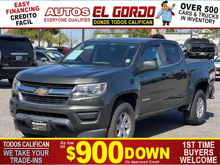 GREEN, 2018 CHEVROLET COLORADO CREW CAB Image 1