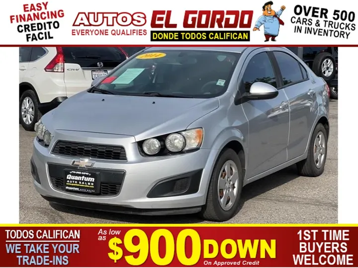 SILVER, 2014 CHEVROLET SONIC Image 1