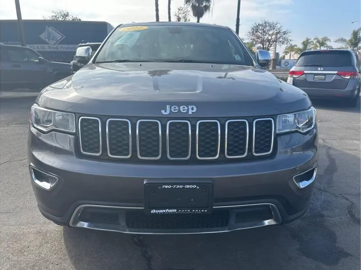 GRAY, 2017 JEEP GRAND CHEROKEE Image 2