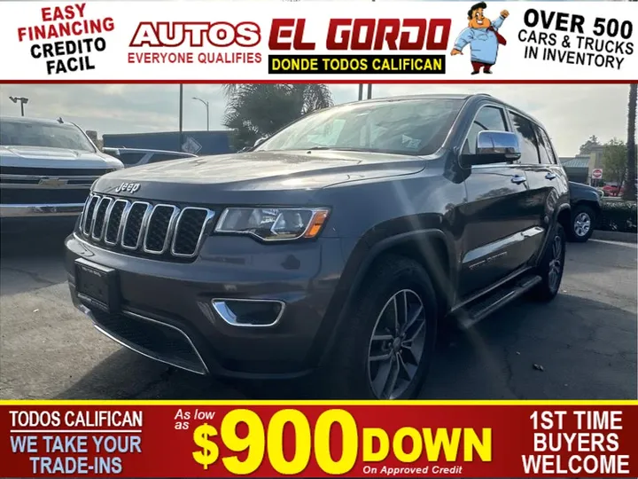 GRAY, 2017 JEEP GRAND CHEROKEE Image 1