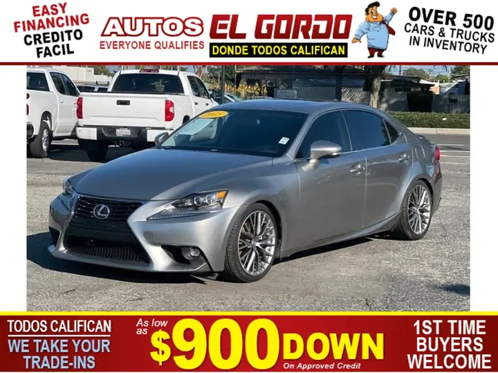 SILVER, 2015 LEXUS IS Image 1