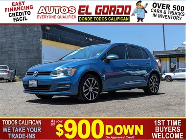 BLUE, 2016 VOLKSWAGEN GOLF Image 49