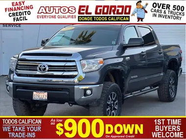 GRAY, 2017 TOYOTA TUNDRA CREWMAX Image 2