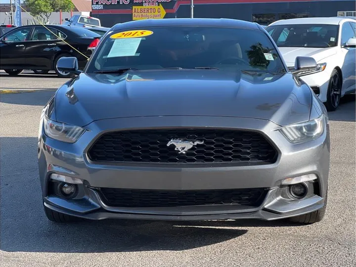 GRAY, 2015 FORD MUSTANG Image 8