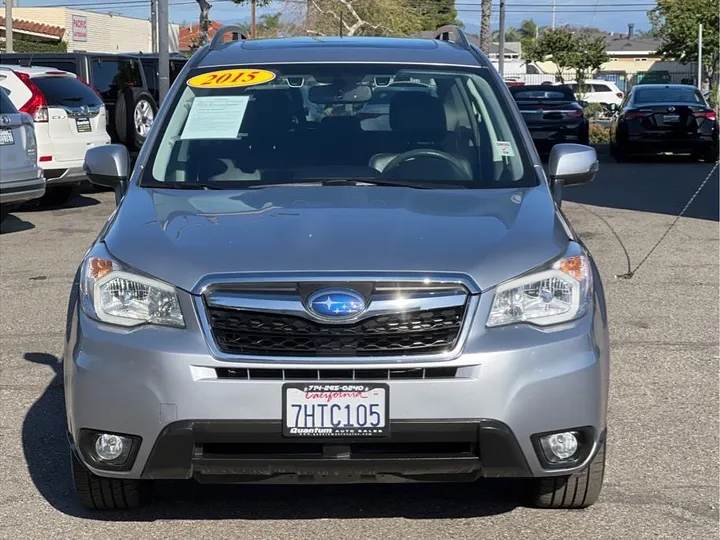 SILVER, 2015 SUBARU FORESTER Image 8