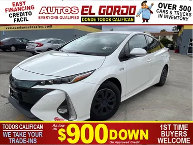 WHITE, 2018 TOYOTA PRIUS PRIME Image 6