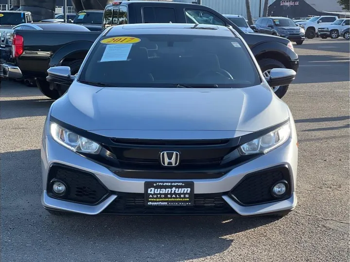 SILVER, 2017 HONDA CIVIC Image 8