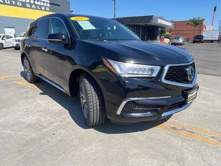 BLACK, 2017 ACURA MDX Image 3